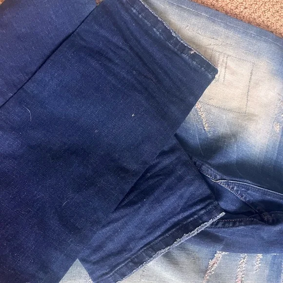 Diesel Blue Distressed Men's Jeans - Picture 5 of 7